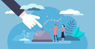 messaggio di benvenuto