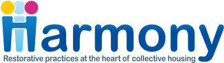 Logo Harmony. Restorative practices at the heart of collective housing