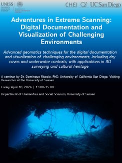 Incontro di networking e seminario su tecniche geomatiche per la documentazione di ambienti complessi