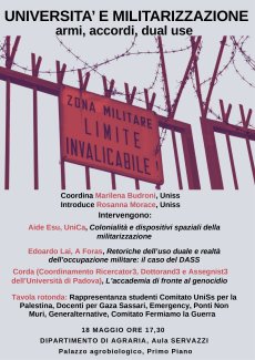 Università e militarizzazione: armi, accordi, dual use