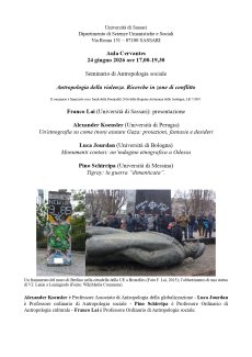Antropologia della violenza. Ricerche in zone di conflitto