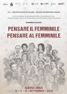 Summer School “Pensare il femminile. Pensare al femminile”